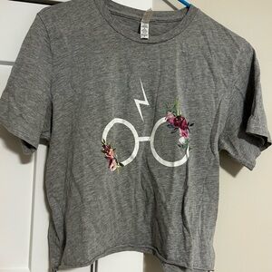 Gray Graphic Harry Potter T-Shirt